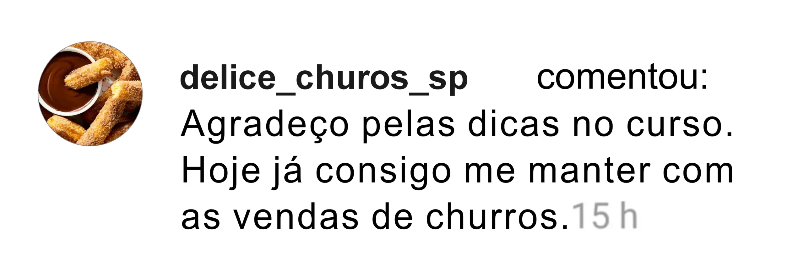 como vender churros na rua
