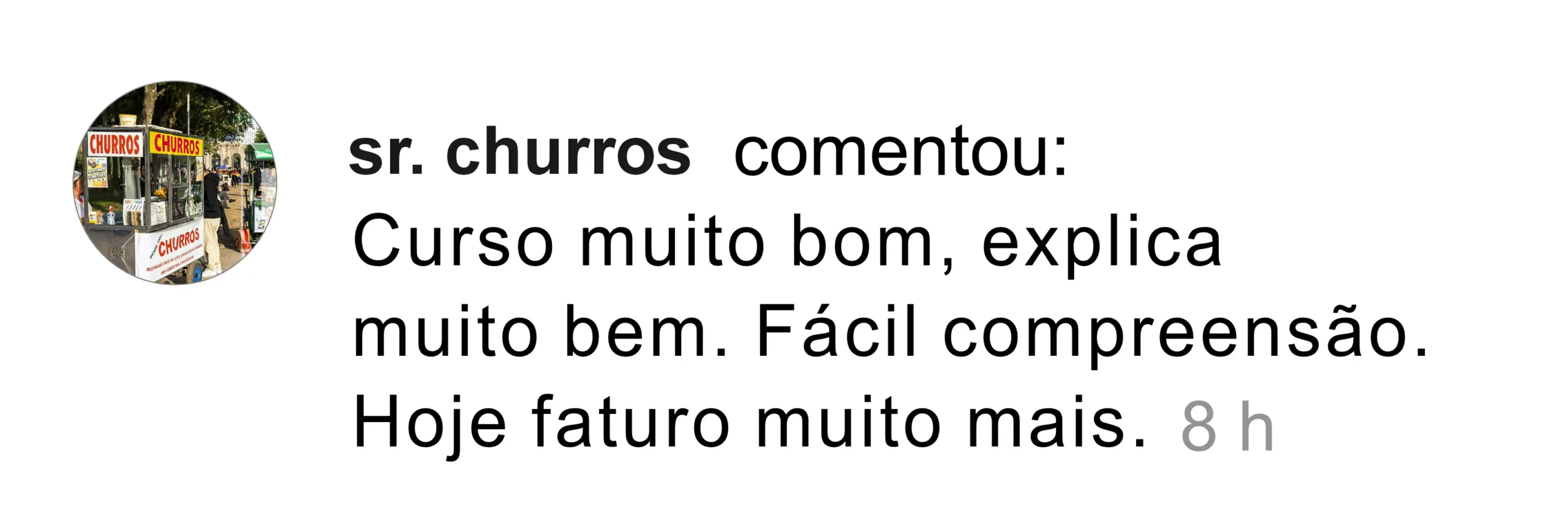 vender churros da dinheiro